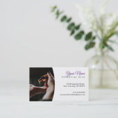 エッセンシャル油スローガン名刺 名刺 (スタンド正面)