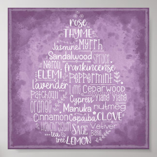 エッセンシャル油ドロップポスター ポスター