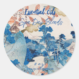 エッセンシャル油パーソナライズされたシール ラウンドシール