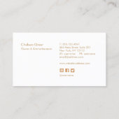 エッセンシャル油フレグランスアロマセラピー 名刺 (裏面)