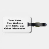 エッセンシャル油ママカスタムと文字 ラゲッジタグ (裏面横)