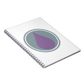 エッセンシャル油紫 ノートブック (右側)