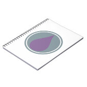 エッセンシャル油紫 ノートブック (左側)