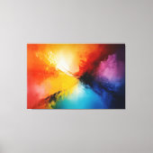 エッセンスの爆発 キャンバスプリント (正面)