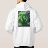 エッセンスのTシャツをエコー パーカ (裏面)
