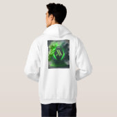 エッセンスのTシャツをエコー パーカ (裏面フル)