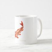 エッセンス - 成長と内なる強さの象徴であるコイ コーヒーマグカップ (正面右)