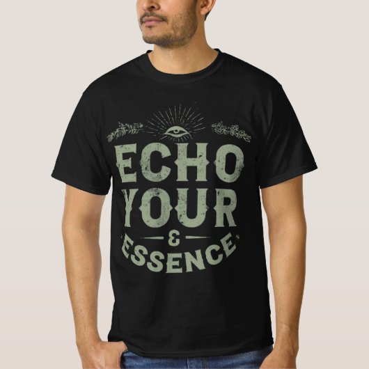 エッセンスTシャツをエコー Tシャツ (正面)