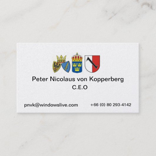 エッセン1、スウェーデン、ピーターNicolaus… 名刺 (正面)