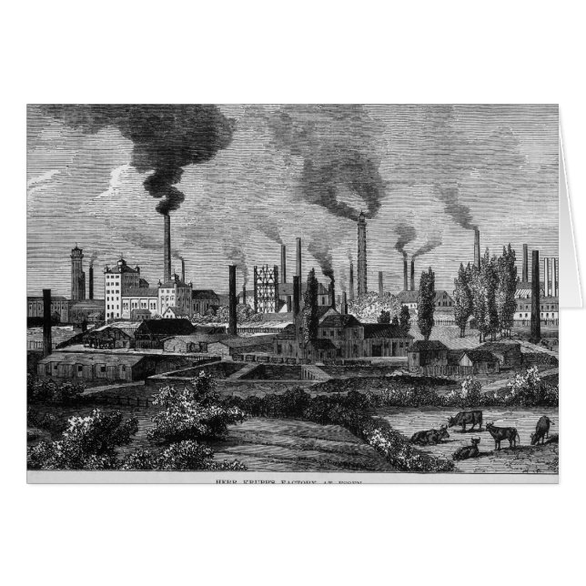 エッセン、ドイツのKrupp's Factory氏の (正面横)