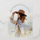 エッセ実在ス金箔アーチ研究発表 箔招待状 (正面)