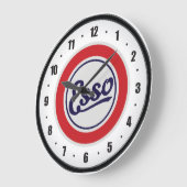 エッソガスヴィンテージ壁時計 ラージ壁時計 (傾斜)