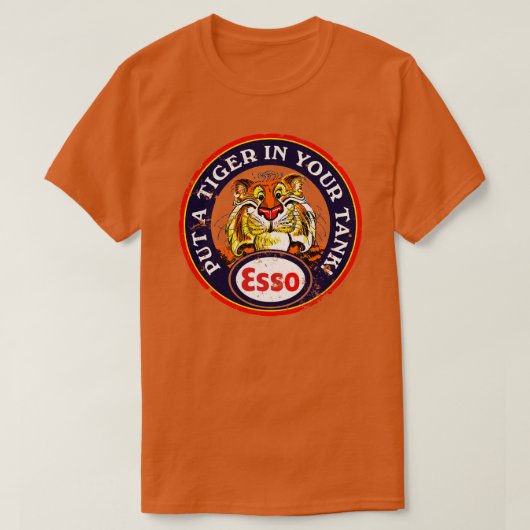エッソタイガー Tシャツ (デザイン正面)