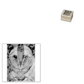 エッチングされたハートフール ラバースタンプ (押印)