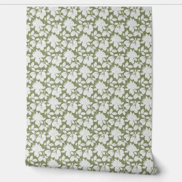 エッチングされたベリーパターンの壁被覆 壁紙