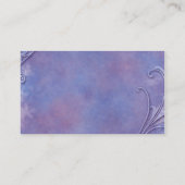 エッチングされた水彩画 名刺 (裏面)