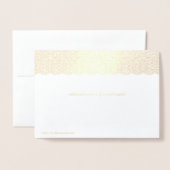 エッチングされた金中国の箔の雲グリーティングカード 箔カード (裏面封筒付き)