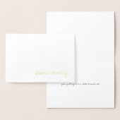 エッチングゴールドフォイルクリスマスオーナメントホリデーカード 箔カード (ディスプレー)