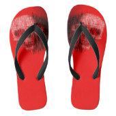 エッチングスカル ビーチサンダル (フットベッド)