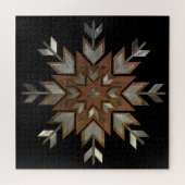 エッチングスチール付き宝石箱ティガーウッド ジグソーパズル (横)