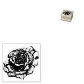 エッチングバラ ラバースタンプ (押印)