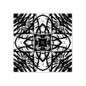 エッチングパターン木材ブロックスタンプ ラバースタンプ (インプリント)