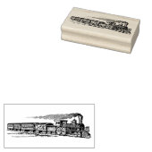 エッチングヴィンテージトレインラバーアートスタンプ ラバースタンプ (押印)
