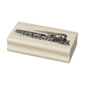 エッチングヴィンテージトレインラバーアートスタンプ ラバースタンプ (スタンプ)