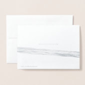 エッチング箔ハッピーハヌカー抽象芸術フォトカード 箔カード (裏面封筒付き)