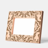 エッチング素朴ビクトリアンされた木製写真枠 レーザー彫刻フレーム (左)