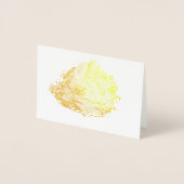 エッチング金ゴールドオイスターシーシェル 箔カード (正面)