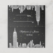 エッチングNYCスターリースカイラインDIY BGエスコートカード#3 プレイスカード (外部開封)