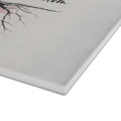 エッツ・チャイムツリー・オブ・ライフ・シャバットシャロム・チャラ カッティングボード (角)