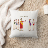 「エットゥ・ブルート？」 ジュリアス・シーザーアットアパーティー クッション (ブランケット)