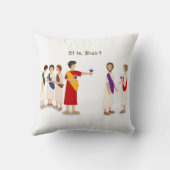 「エットゥ・ブルート？」 ジュリアス・シーザーアットアパーティー クッション (裏面)