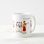 「エットゥ・ブルート?」 ジュリアス・シーザーアットアパーティー コーヒーマグカップ (正面右)