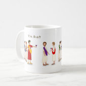 「エットゥ・ブルート?」 ジュリアス・シーザーアットアパーティー コーヒーマグカップ (正面左)