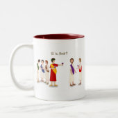 「エットゥ・ブルート?」 ジュリアス・シーザーアットアパーティー ツートーンマグカップ (左)