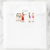 「エットゥ・ブルート？」 ジュリアス・シーザーアットアパーティー ラウンドシール (バッグ)