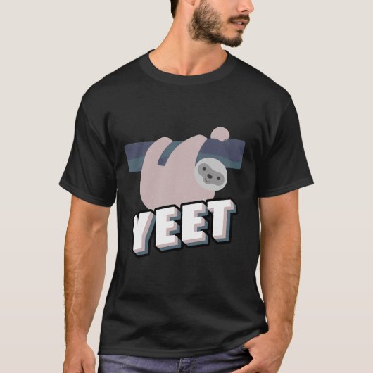 エットスロッおもしろいスアニマルスロススロース Tシャツ (正面)