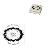 エッパーソナライズされたク動揺して曼荼羅 ラバースタンプ (押印)