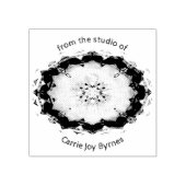 エッパーソナライズされたク動揺して曼荼羅 ラバースタンプ (インプリント)