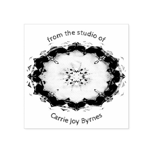 エッパーソナライズされたク動揺して曼荼羅 ラバースタンプ (インプリント)