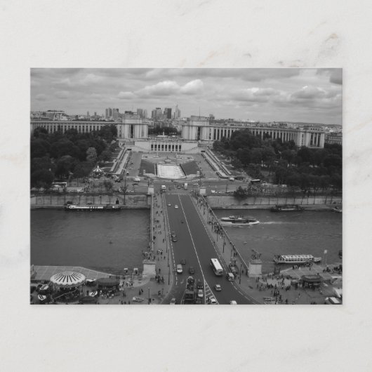 エッフェタワーからの眺め ポストカード (正面)