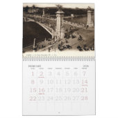 エッフェタワー、ヴィンテージPostcardsof Paris in theEa... カレンダー (2月 2026)