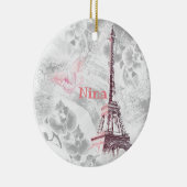 エッフェルのランを背景にした塔 セラミックオーナメント (右)