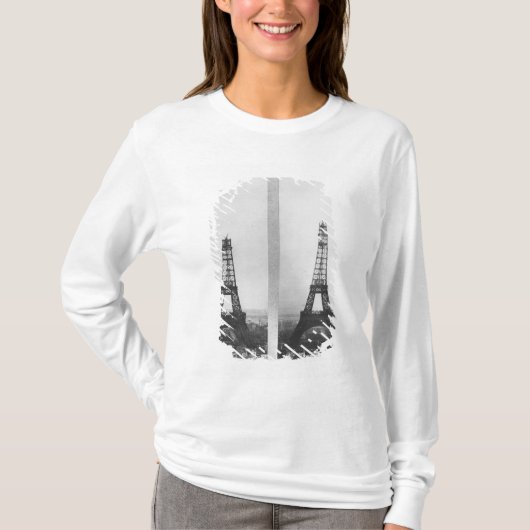 エッフェルの建築の2つの概観 Tシャツ (正面)