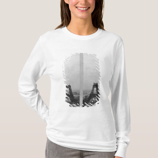 エッフェルの建築の2つの概観 Tシャツ (正面)