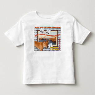 エッフェルは金属製の歩道橋を造った。 トドラーTシャツ