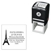 エッフェルエレガントタワーパリカップル名アドレスR セルフインキングスタンプ (インサイチュ)